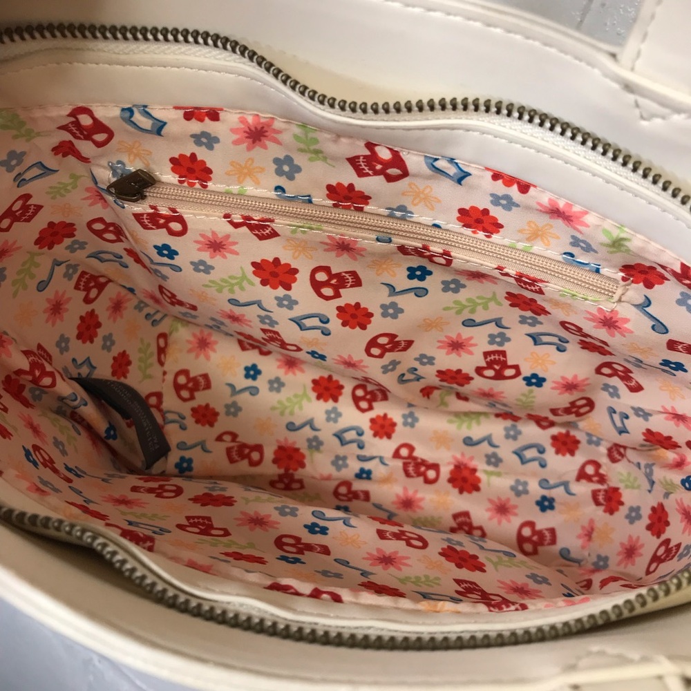 Loungefly Disney Pixar Coco Floral Guitar Crossbody Bag Tote Purse - Picture 13 of 15